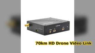 Transmisor COFDM Full HD con enlace de vídeo para drones de 40-70 km