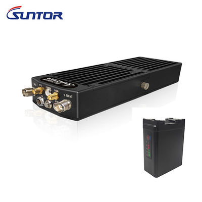 UAV video DC inalámbrico 9~13V del transmisor y del receptor del abejón del 15-20KM 1.4GHz OFDM