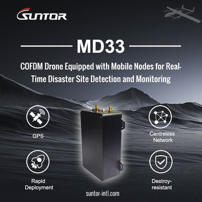 transmisor video de la gama larga de 30Mbps 2.4G los 30km para el UAV