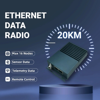 MM27R DTL de enlace de datos Ethernet de largo alcance de 30 Mbps para UAV o dron