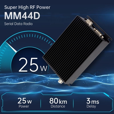 MM44D Super Alta Potencia 25Watt 50KM ~ 80KM Serial Data Radio Data Link DTL RS232 / RS485 / TTL